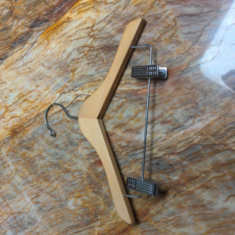 Child's size wooden hanger